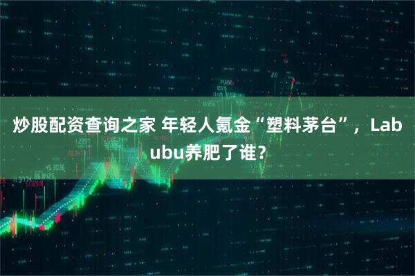 炒股配资查询之家 年轻人氪金“塑料茅台”，Labubu养肥了谁？