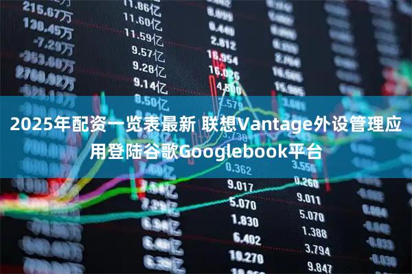 2025年配资一览表最新 联想Vantage外设管理应用登陆谷歌Googlebook平台